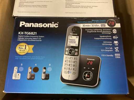Panasonic KX-TG6821 Telefoons (3x)