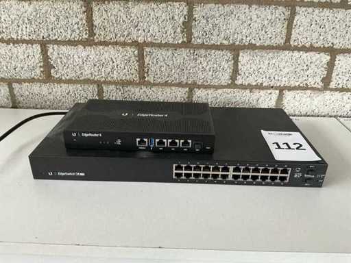Router i Switch Unify Edgerouter 4 / Edgeswitch 24 Lite