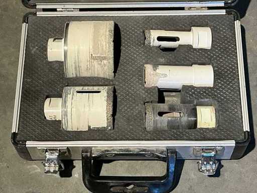 Ensemble de perceuses diamantées en carat