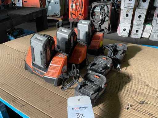 Baterie AEG BL1218 cu încărcător (3x)