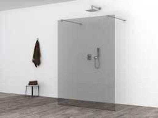 Wiesbaden Slim nano vetro fumato 120x200cm Doccia a casa