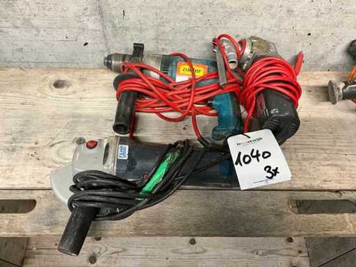 Różne elektronarzędzia (3x)