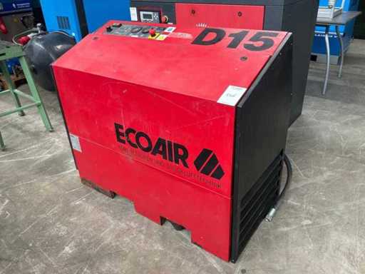 Kompresor śrubowy ECOAIR D15 z 1998 roku