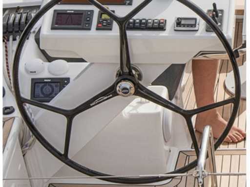 Colonne de direction en aluminium Hanse 588 Bakeboard White Type - TRS1119