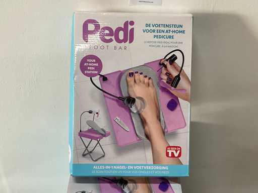Poggiapiedi pedicure con barra piede Pedi (12x)