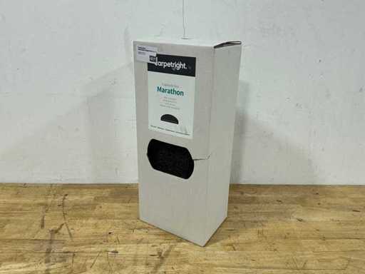 Carpetright - Marathon - 77 Antraciet - Tapijttegels voor trappen (5x)