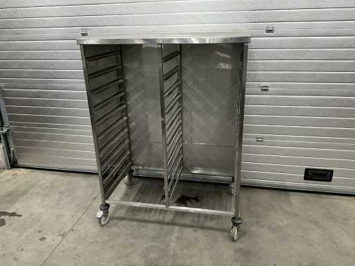 2/1 GN shelf trolley