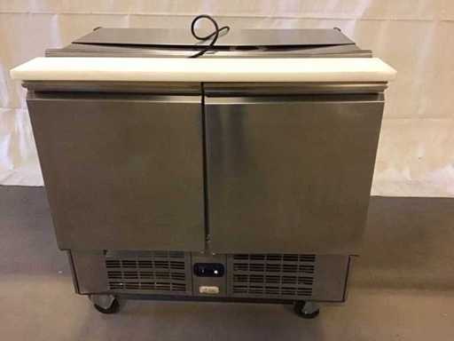 Insalata da banco da lavoro refrigerata Elite