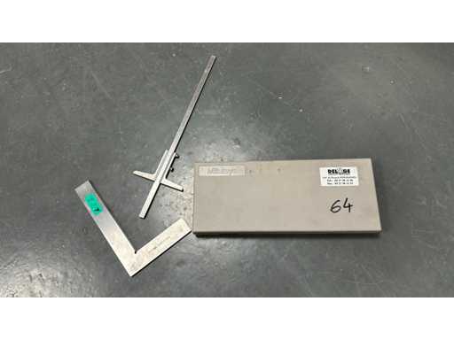 MITUTOYO / ROCH 573-642 / Mitutoyo + Roch set (digital stand + depth + control square)