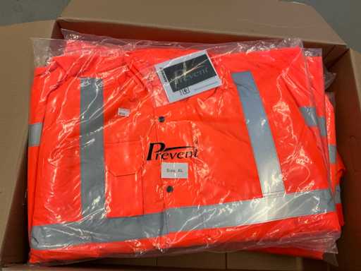 Prevent Warning / Weather Protection Jackets (5x)
