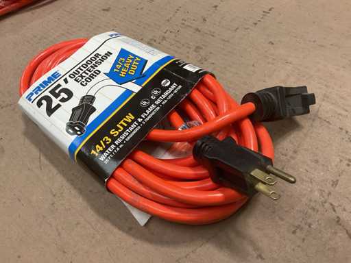 Prime 14/3 SJTW Verlängerungskabel (2x)