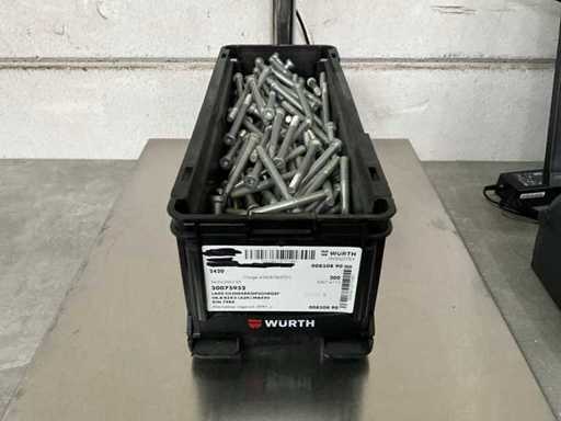 Würth 11.57 kg Lage cilinderkopschroef M8 x 90 in stapelbare bak