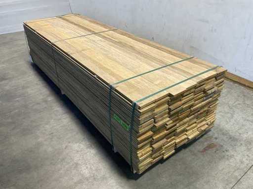 Fraké-Planken-Nut-und-Nut-Verbindung 305x14,2x2 cm (50x)