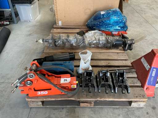 Divers toebehoren voor graafmachine