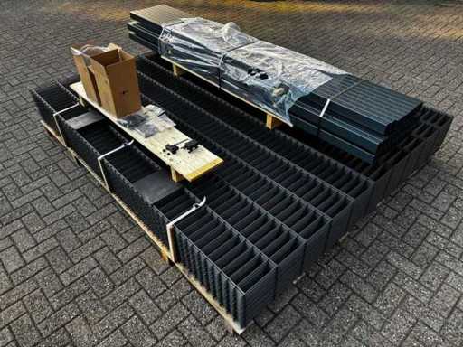 Complete set fence package 75 m height 1830 mm (5x)