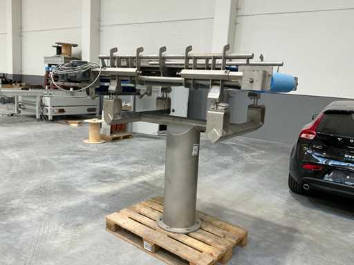 NG Hoog opgestelde transportband