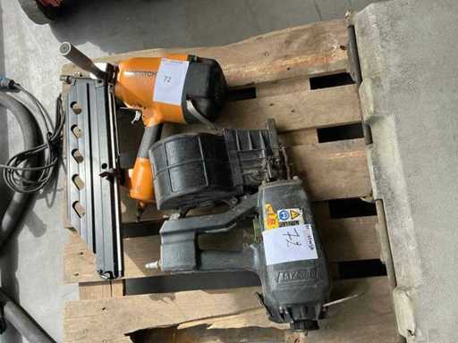 Bostitch en Duo-fast Pneumatische tacker (2x)