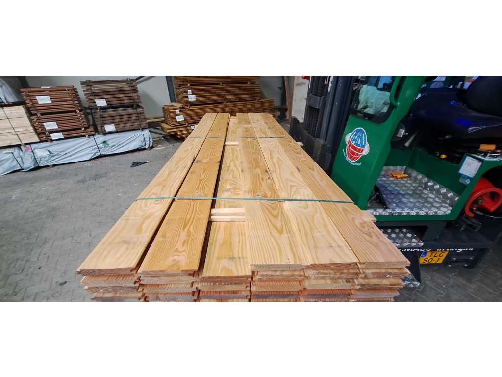 Feuillure en bois de toiture Douglas feuillure interchangeable 18x185mm, longueur 300cm (120x)