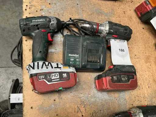 Outils de batterie Metabo (2x)