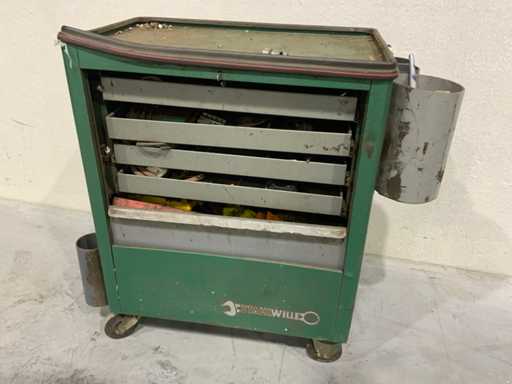 Căruciorul de unelte umplut Stahwille