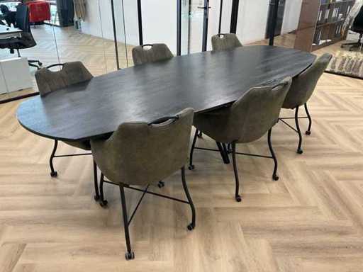 Conference table 300x120x77 cm 