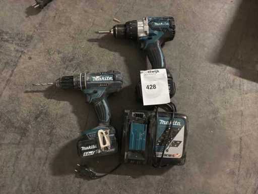 Bormașina cu șurub Makita (2x)