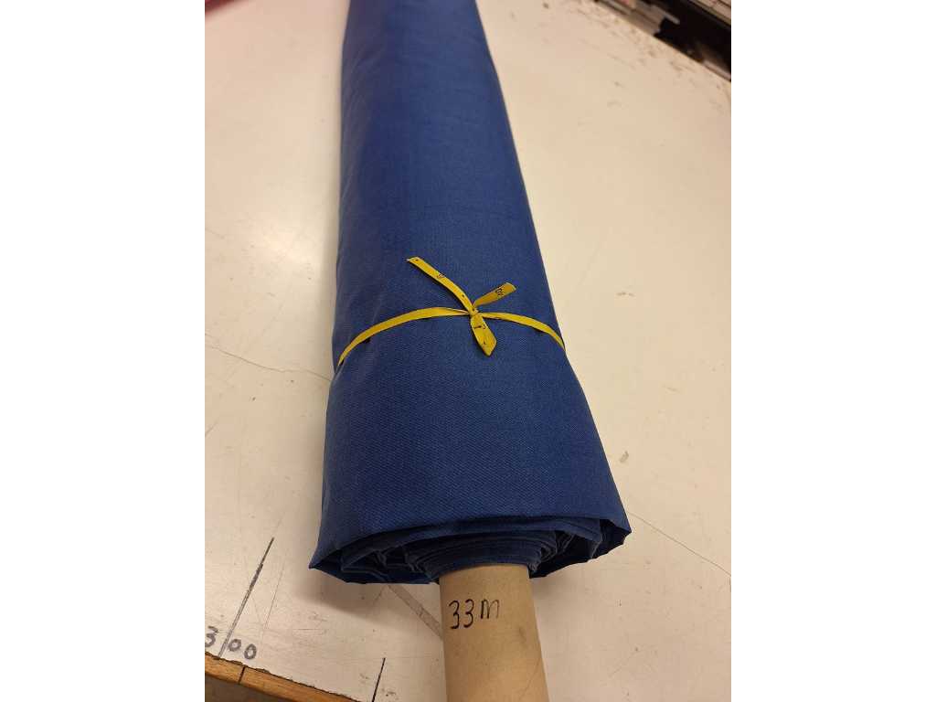 Textile roll cotton blue 300 wide 33 meters