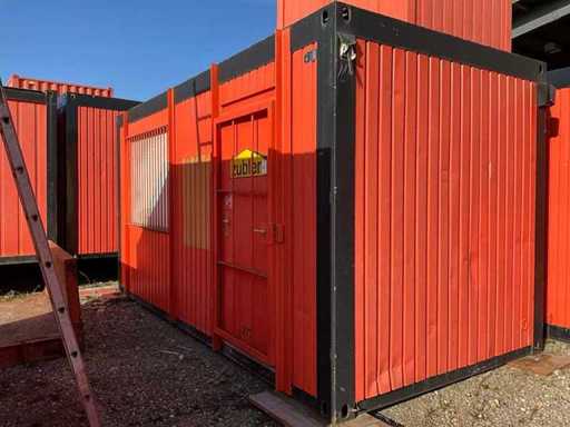 Container pentru echipaj Stirnimann CB5 din 2003 cu grilă de siguranță