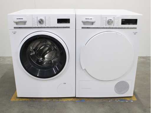 Siemens iQ700 iSensoric aquaStop lavatrice & Siemens iQ700 iSensoric autopuliente asciugatrice a condensazione