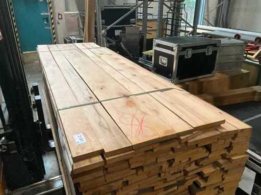 2,5m3 Buche Hobelware / 4-seitig besäumt  / 3,05mlang / max breite 28cm / Dicke 32mm / trocken