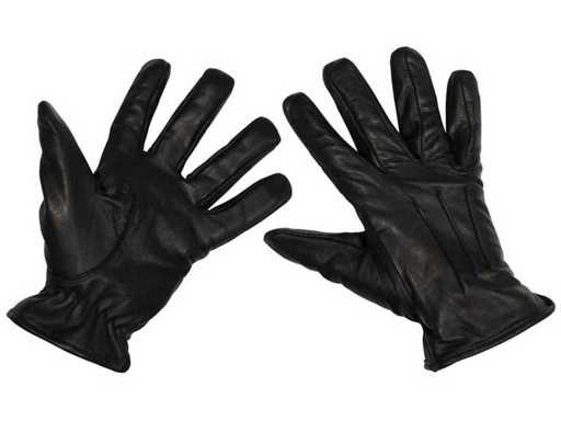 M?nu?i din piele, "Safety", negre, rezistente la t?iere (R14) (6x)