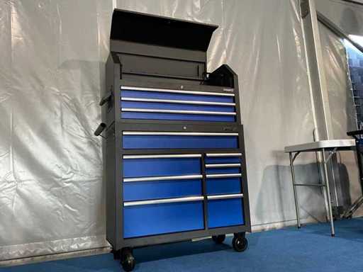 Chariot à outils, 2 pièces sur roues, neuf