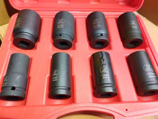 GP Werkstatt - Set cu soclu de impact 3/4"