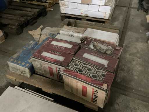 Batch of floor tiles