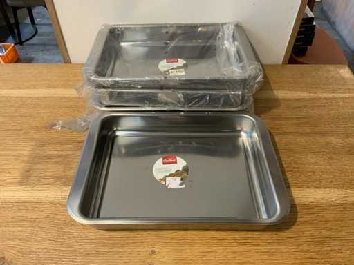 Inoxibar - Brytfanna ze stali nierdzewnej (4x)