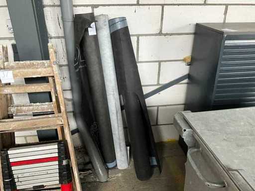 Rouleau de feuille de toit pare-vapeur (3x)