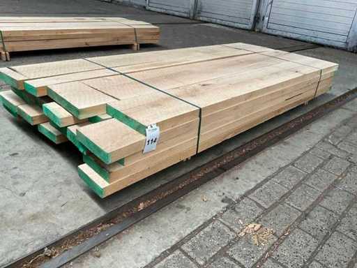 Europees EIken voorgeschaafd op 45 mm ca. 0,5 m³
