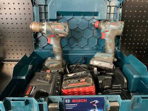 Bosch - cordless drill and impact driver 18V in case