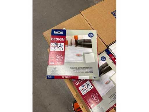 Gerflor 3237 0224 white tile 56 qm Gerflor Vinyl Bodenfliese selbstklebend