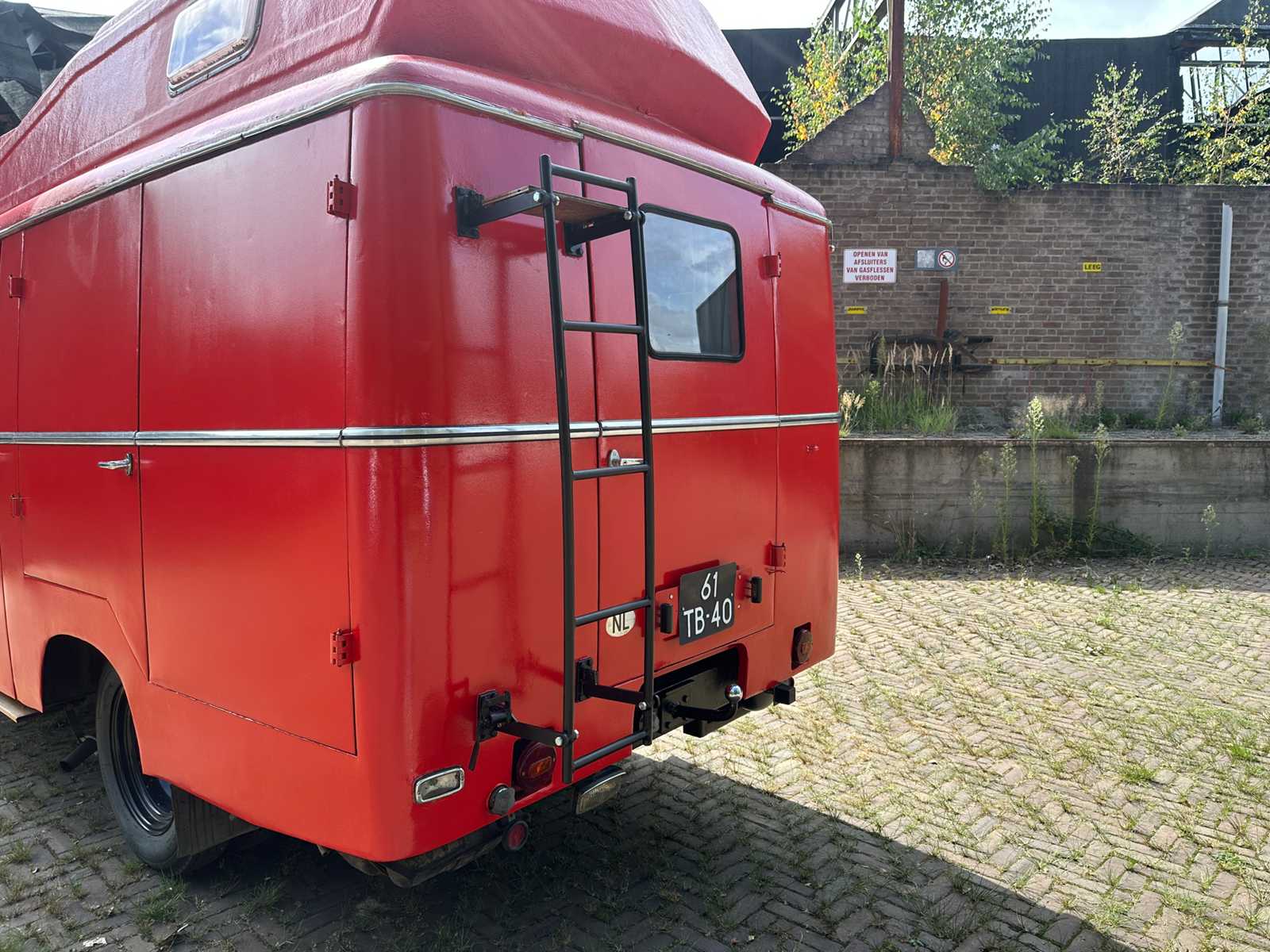 Opel Blitz 1.75 T BE Bolkop 2,5 L55-09590L Camper (Brandweerwagen) 1955, 61-TB-40