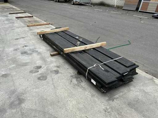 Douglas Houten Plank zwart (27x)
