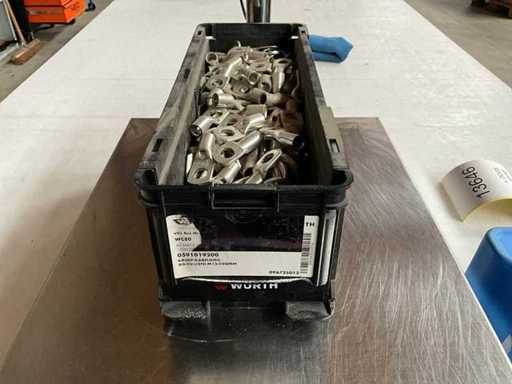 Würth 11.67kg Crimp cable eye M12-50 in stackable bin