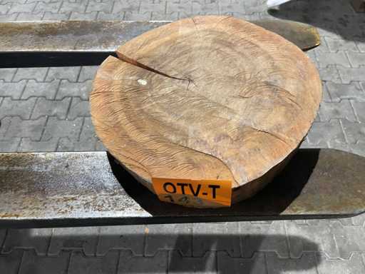 Rosewood disc, Thickness 80mm, Ø 400mm