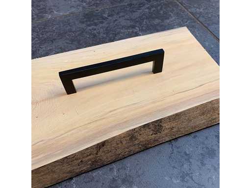 (295x) Zwarte Meubelgreep - 112x35 mm