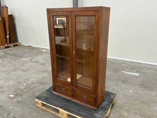 Vitrine oder Unterschrank Eiche 145x88x30,5 cm