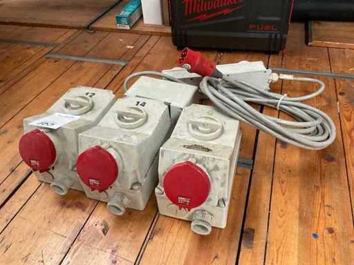 Priză de 400 V (3x)