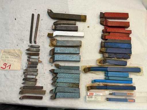 Holex carbide lathe chisel / carbide boring rods, unused (50x)