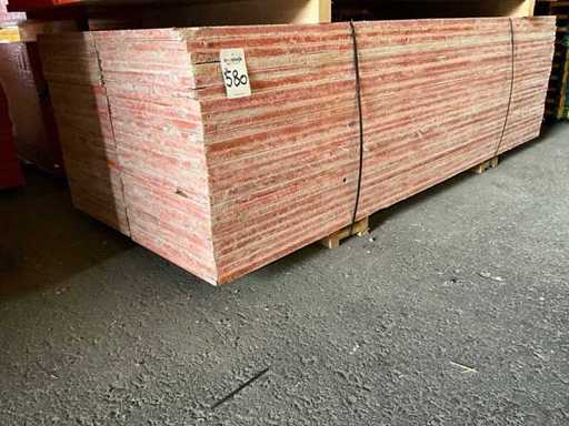 Bunch bekistingspanelen