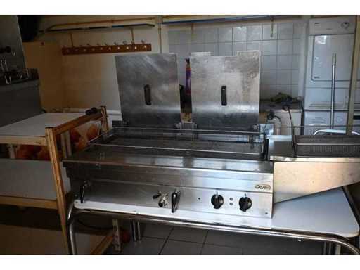 Giorik FP27S 2-Delige RVS Oliebollen Friteuse