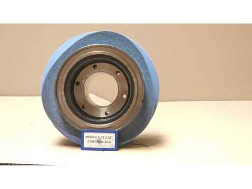 Reishauer RZ 400 / 800 / 1000 - Module 5.75 EW 22° 3GG Cubitron - Draagflens inclusief slijpschijfflens